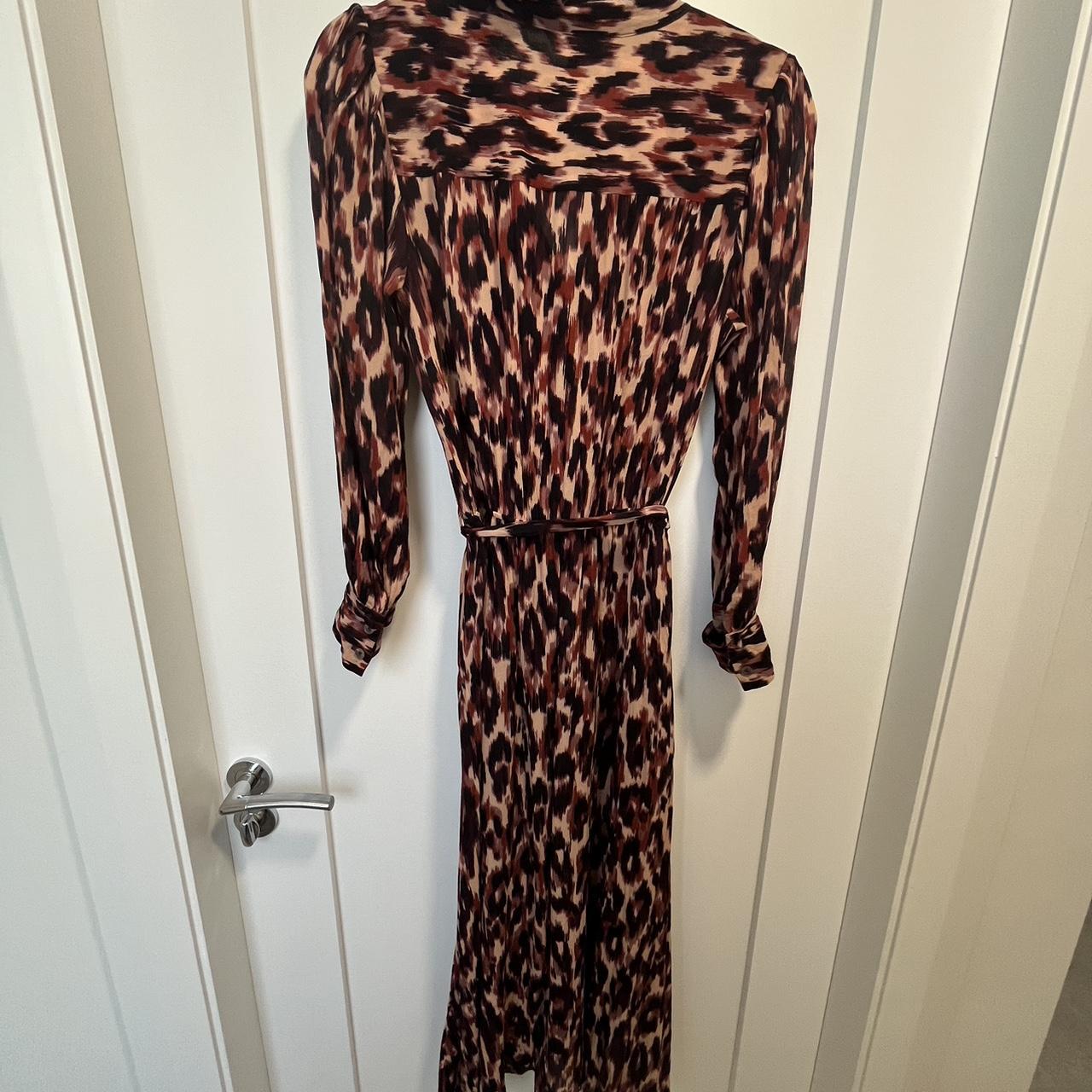 Massimo dutti shop leopard print dress