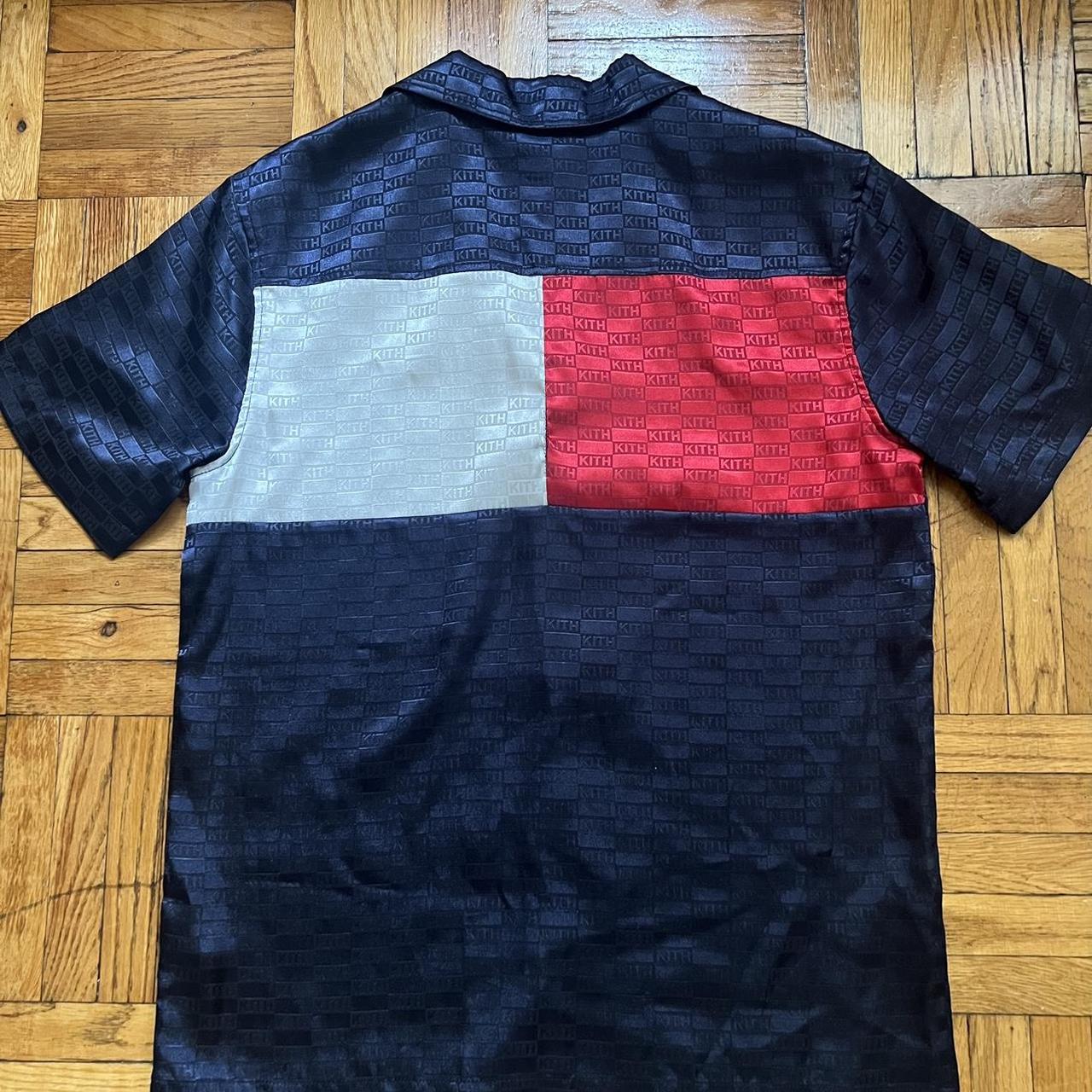 Kith x Tommy Hilfiger Satin Camp Button Up Shirt in...