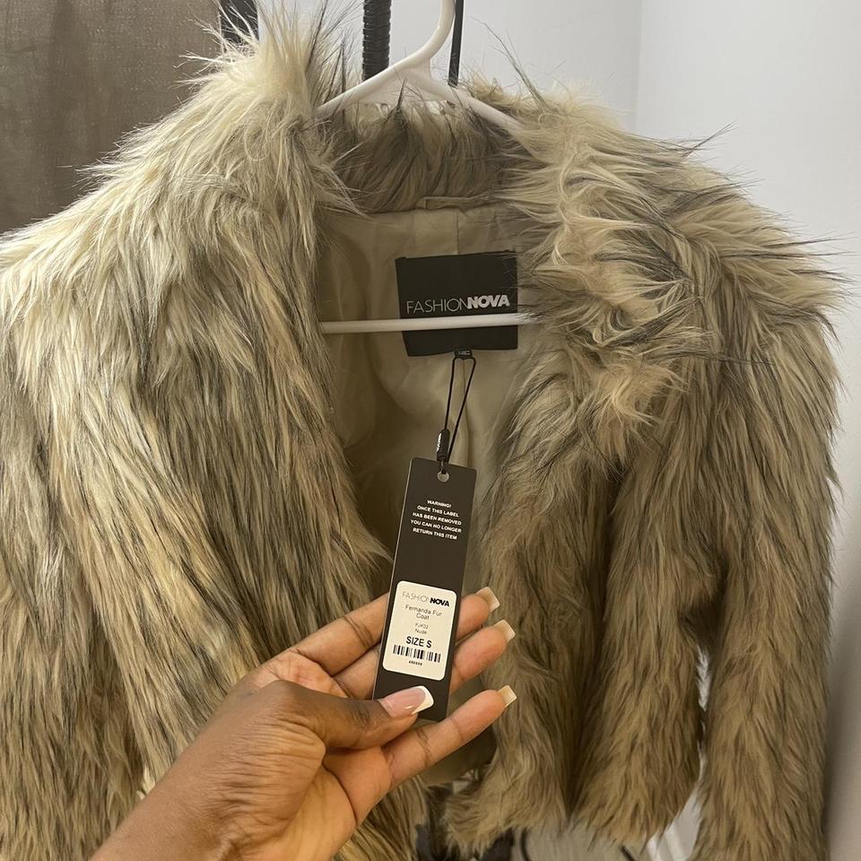 Fashionnova Fernanda Fur coat Never worn. Tags. Depop