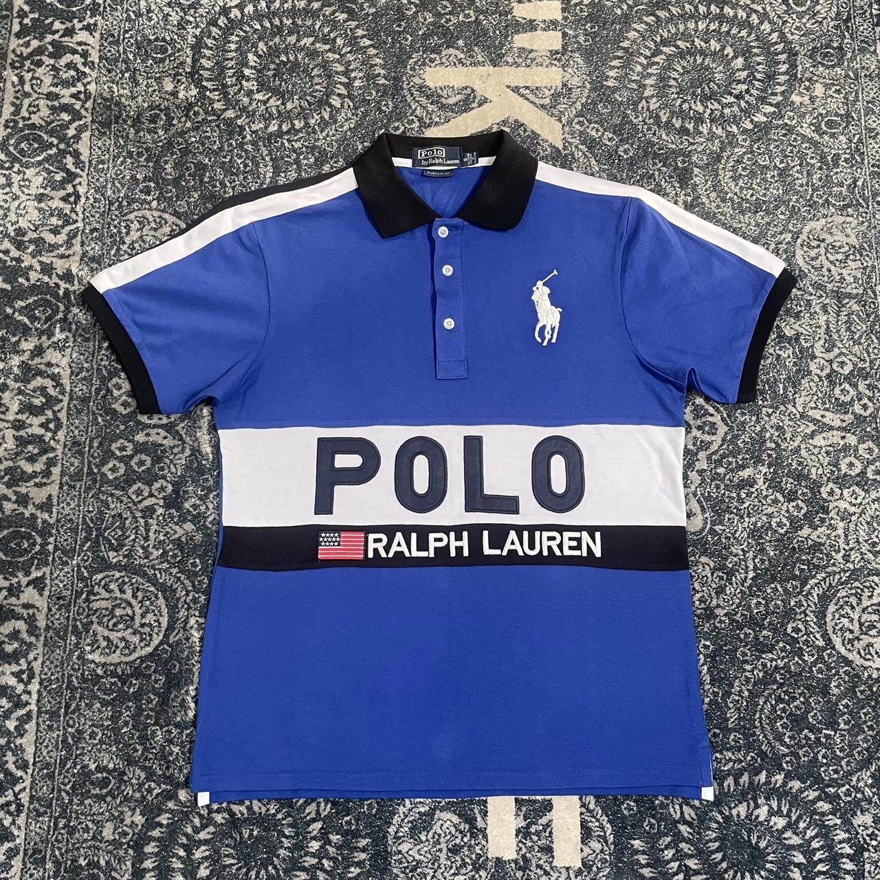 •Blue Polo Ralph Lauren Shirt •Size small •Worn... - Depop