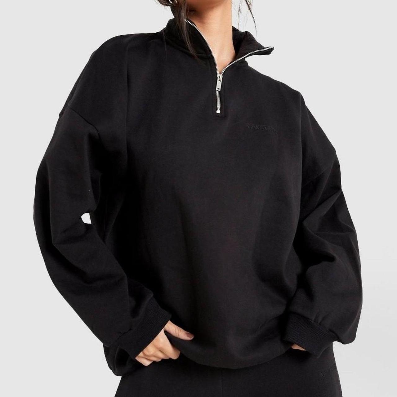 Women's Black Sweatshirt Depop