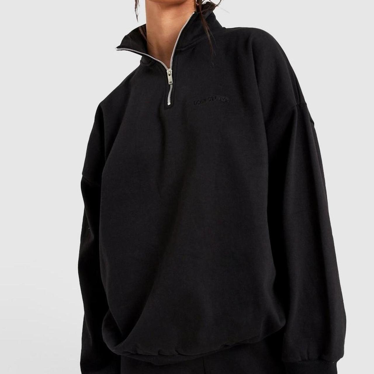 Women's Black Sweatshirt Depop