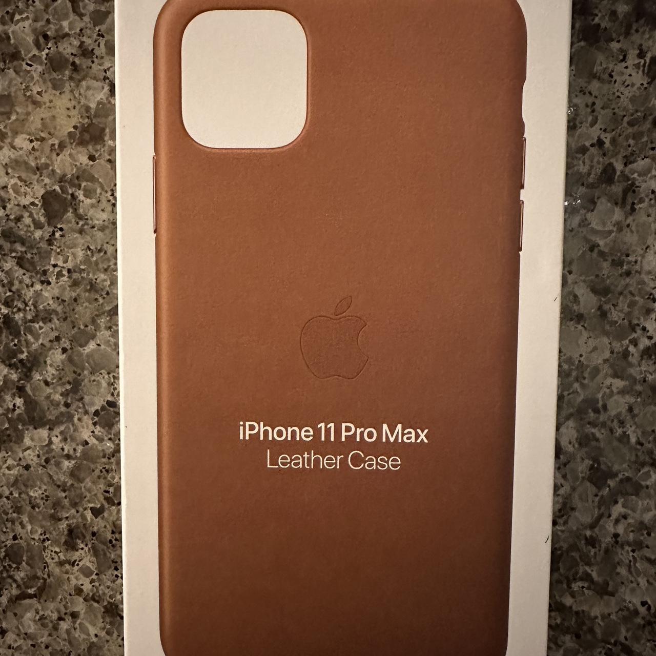 Apple iPhone 11 Pro Max Leather Case - Saddle Brown