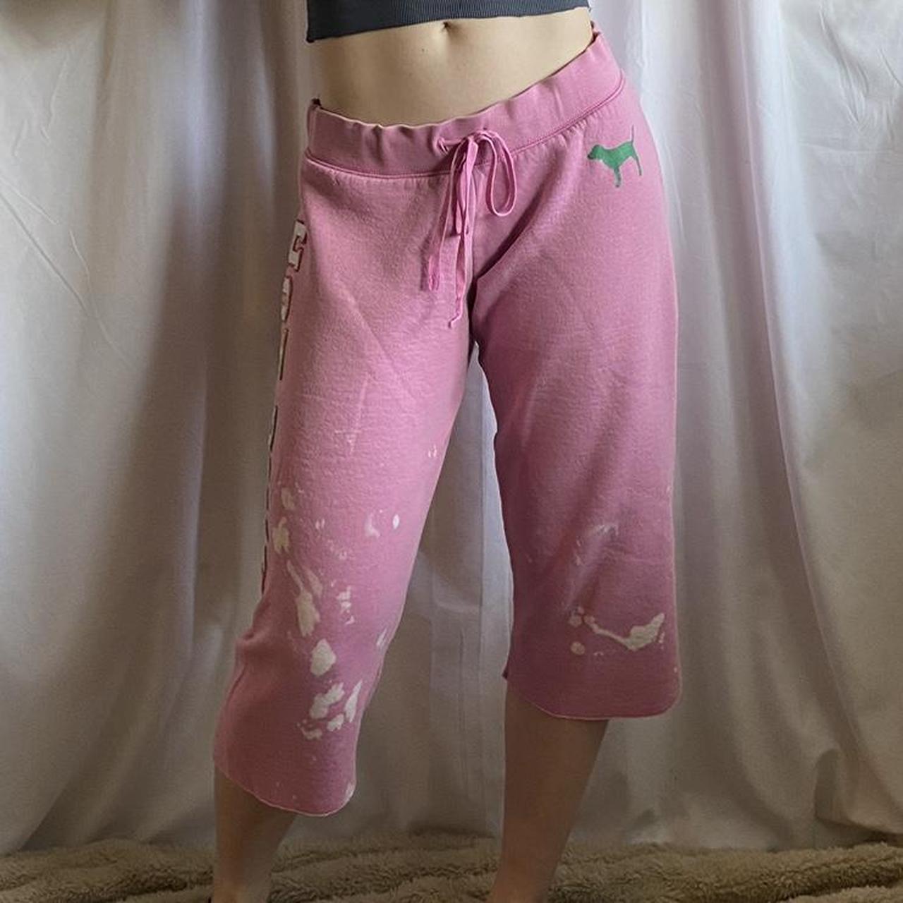 Y2K Victoria Secret PINK Sweatpants 🩶💜 Low rise - Depop