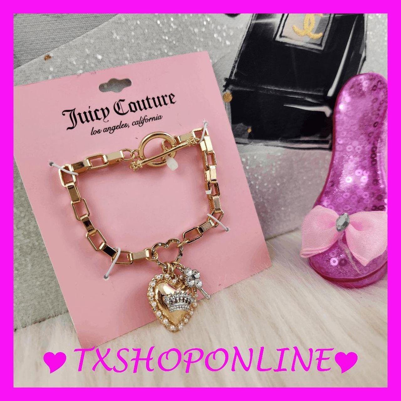 New with tag. Juicy Couture Gold Tone Heart , Love, - Depop