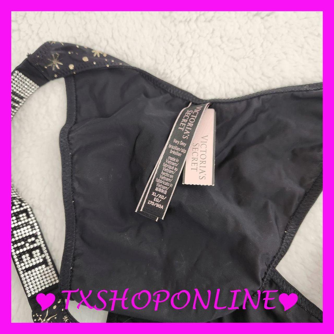 💗👙{Victoria's Secret} Stars Bling Brazilian Panty - Depop