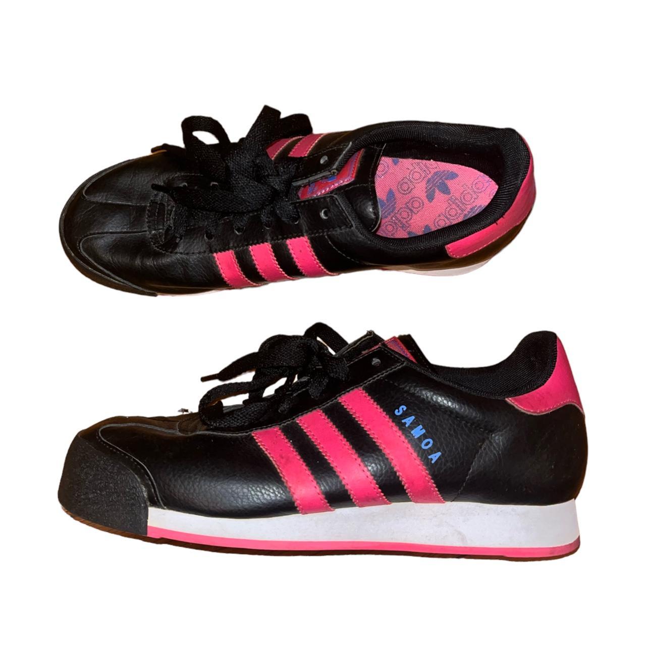 Adidas samoa pink on sale and black