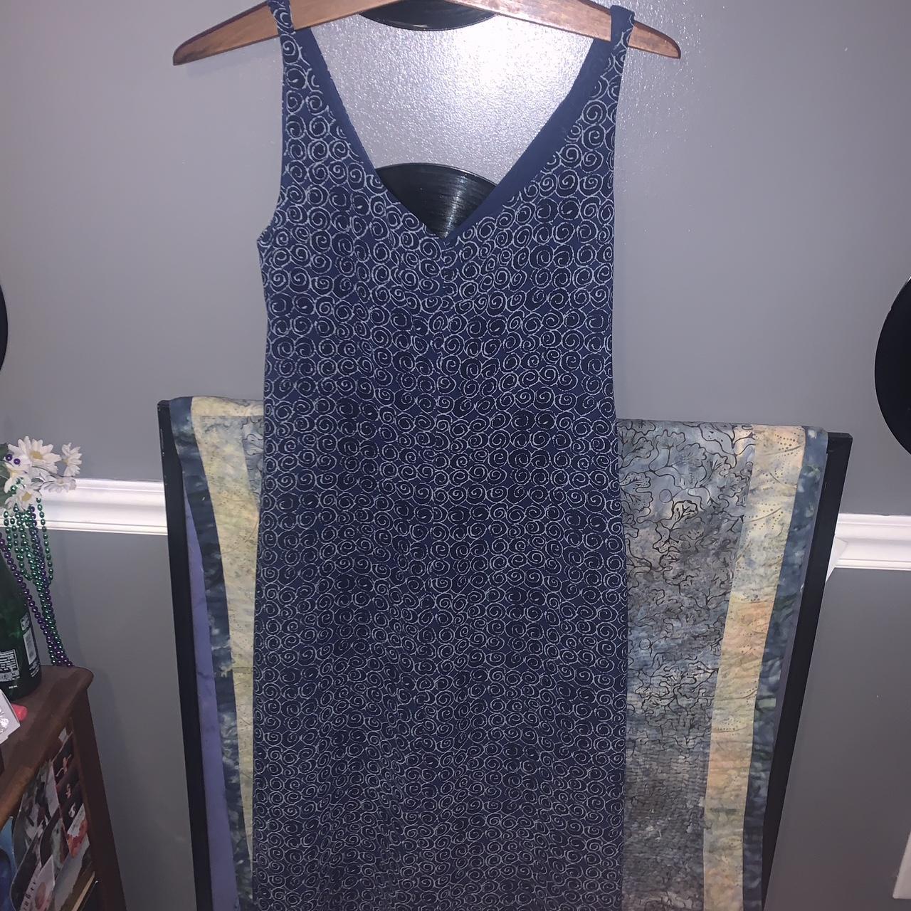 Armani Exchange Women's Blue Dress | Depop