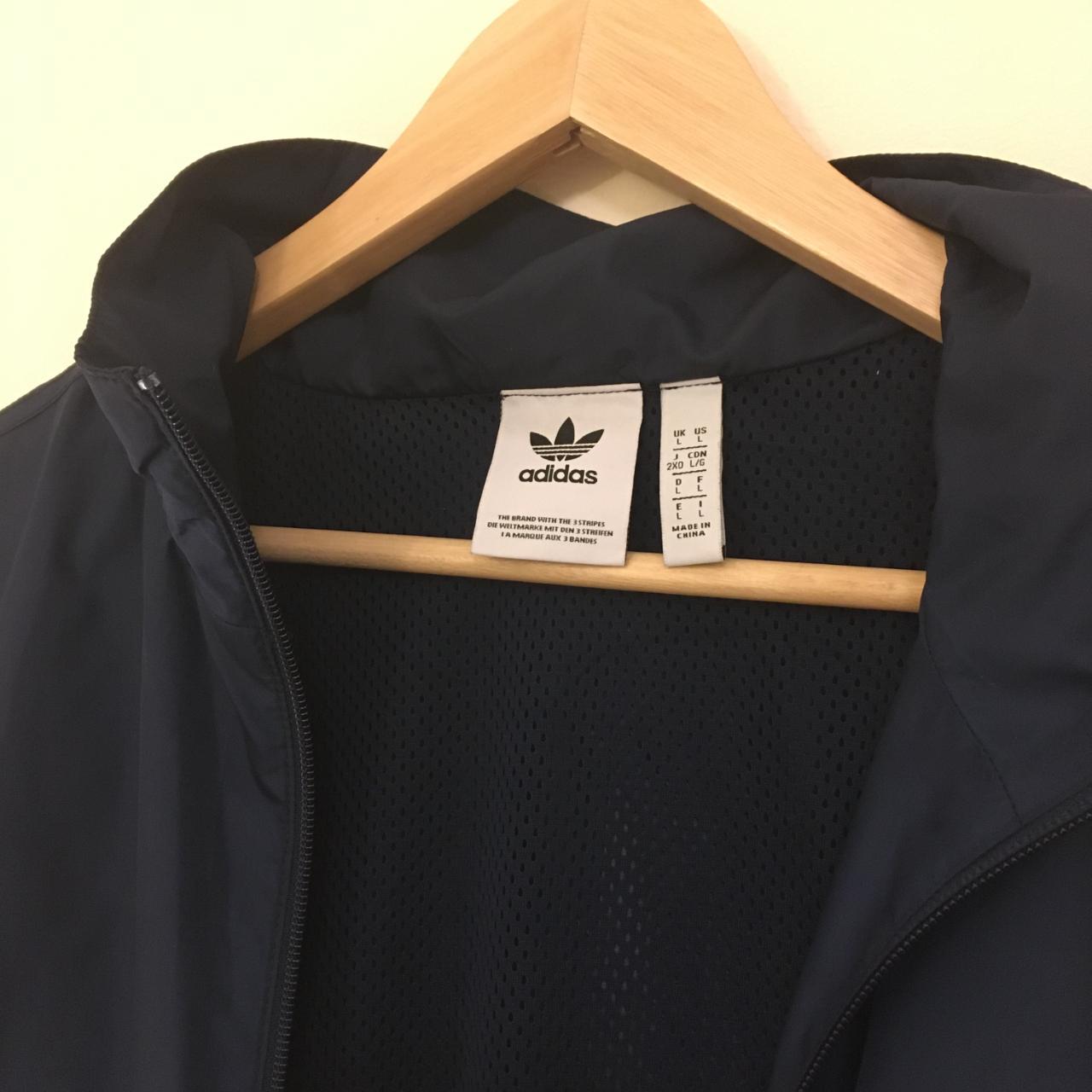 Adidas Men's Navy Jacket | Depop