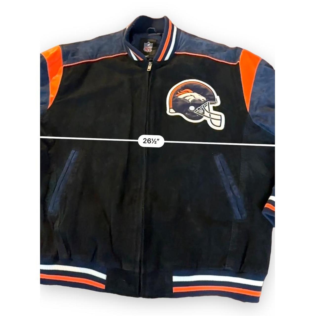 NWT OTS NFL Denver Broncos full zip Sherpa vest X - Depop