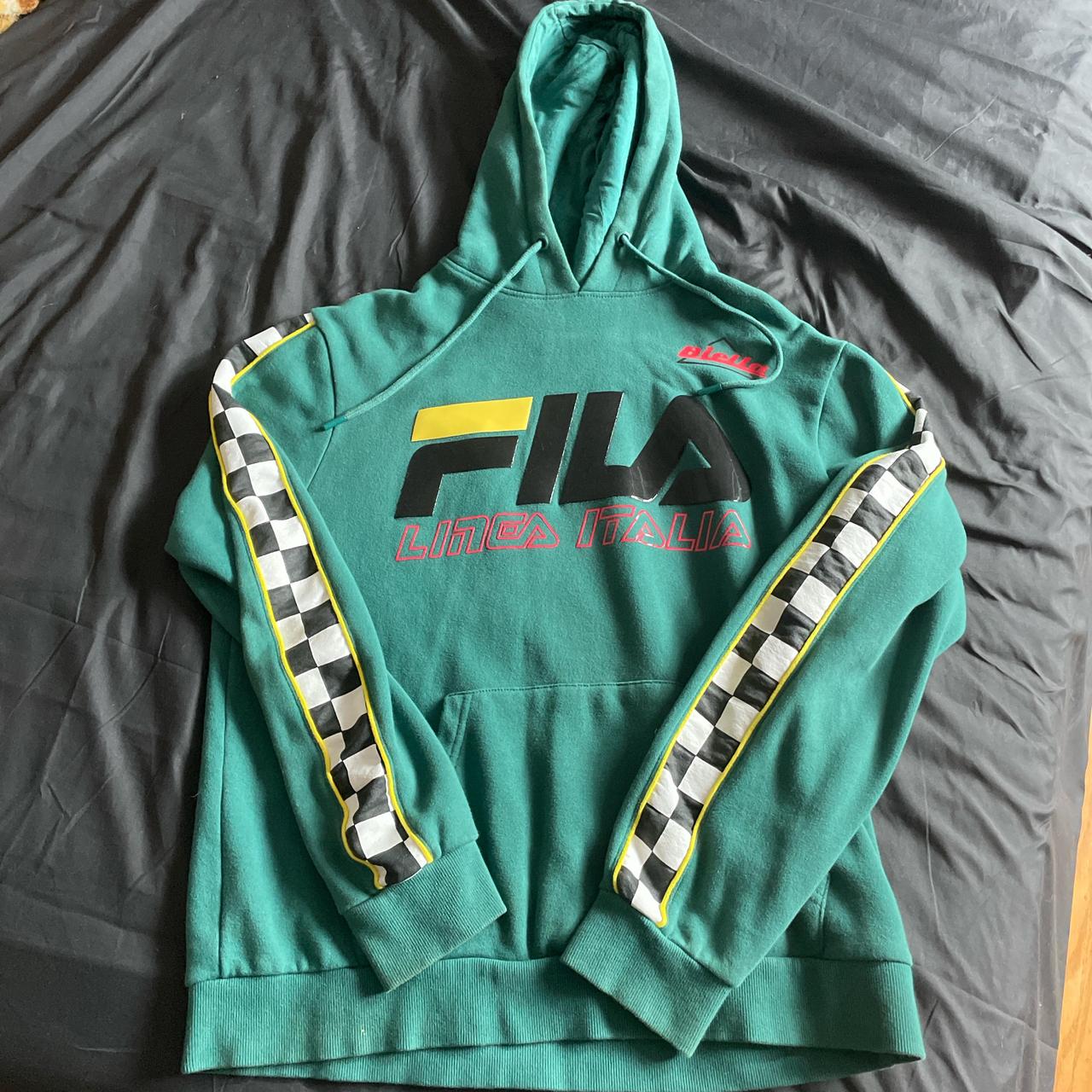 Mens Hoodies Fila Hoodie Green Hoodies For Men Fila Shop