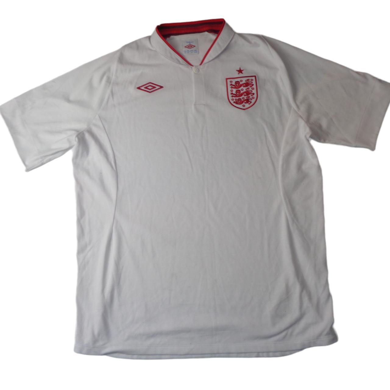 ENGLAND 2012/13 HOME SHIRT - UMBRO - SIZE 46 Size:... - Depop