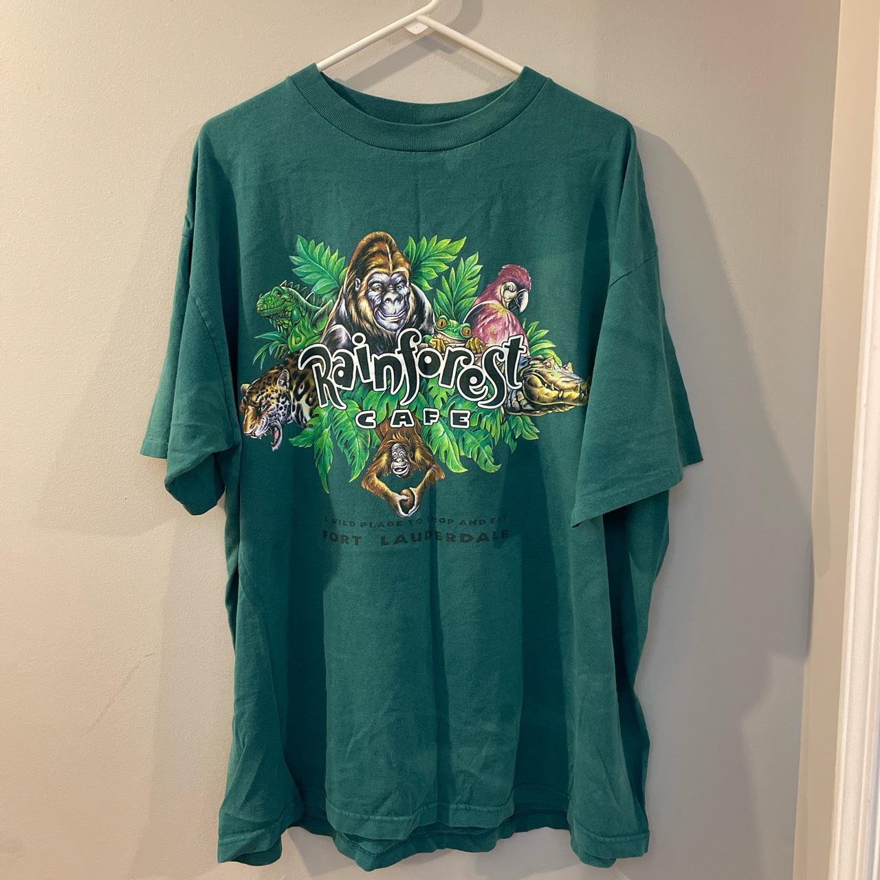 Vintage Rainforest Cafe Graphic Tee from Fort... - Depop