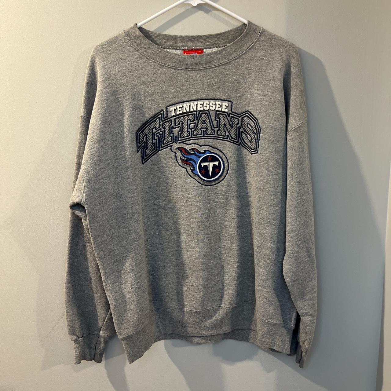 Vintage NFL Tennessee Titans Crewneck Sweatshirt - - Depop