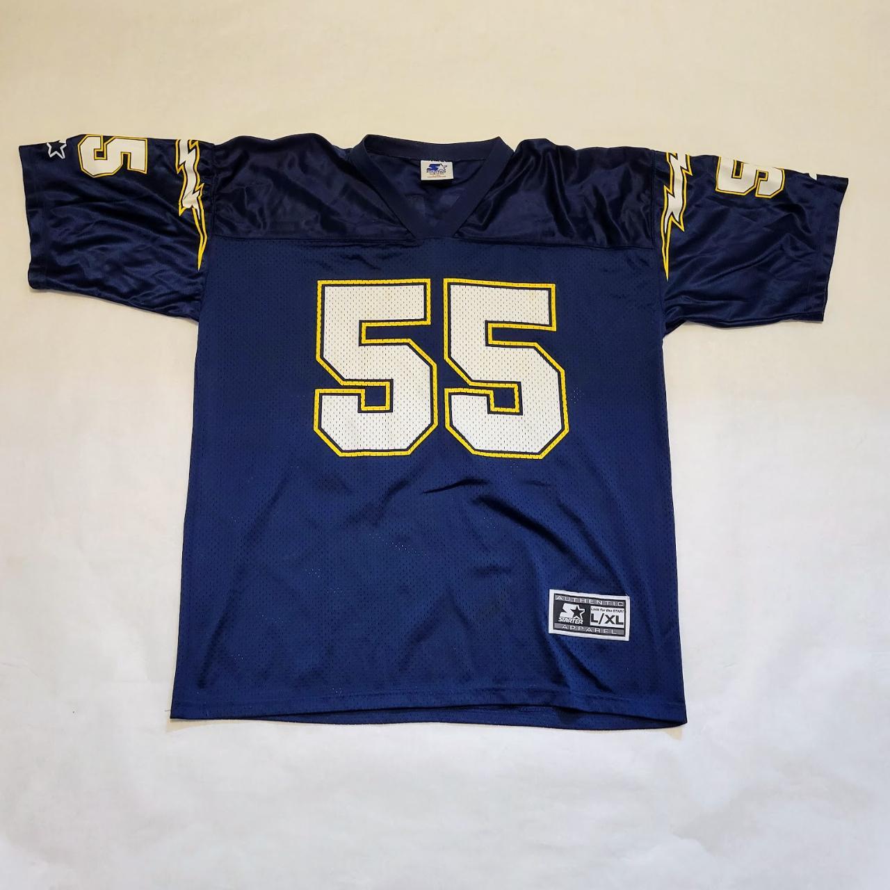 90's Junior Seau San Diego Chargers Starter NFL Crewneck Sweatshirt Size  Large – Rare VNTG