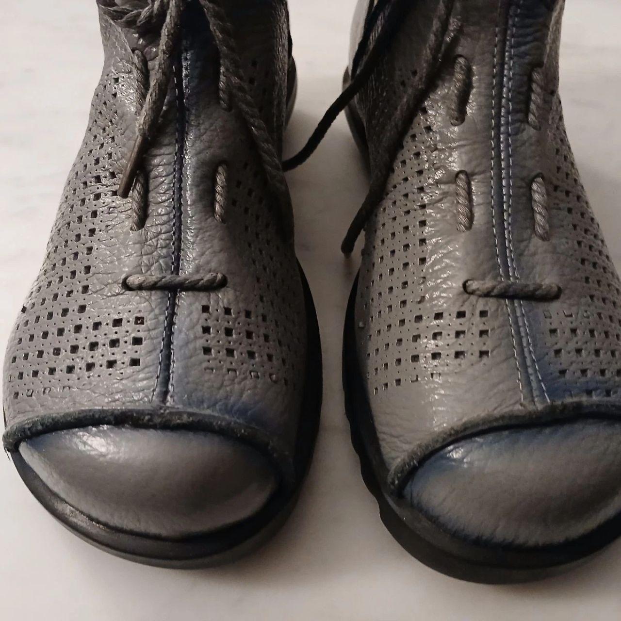 Source Unknown Women's Combat Boots - Grey/Black … - image 2