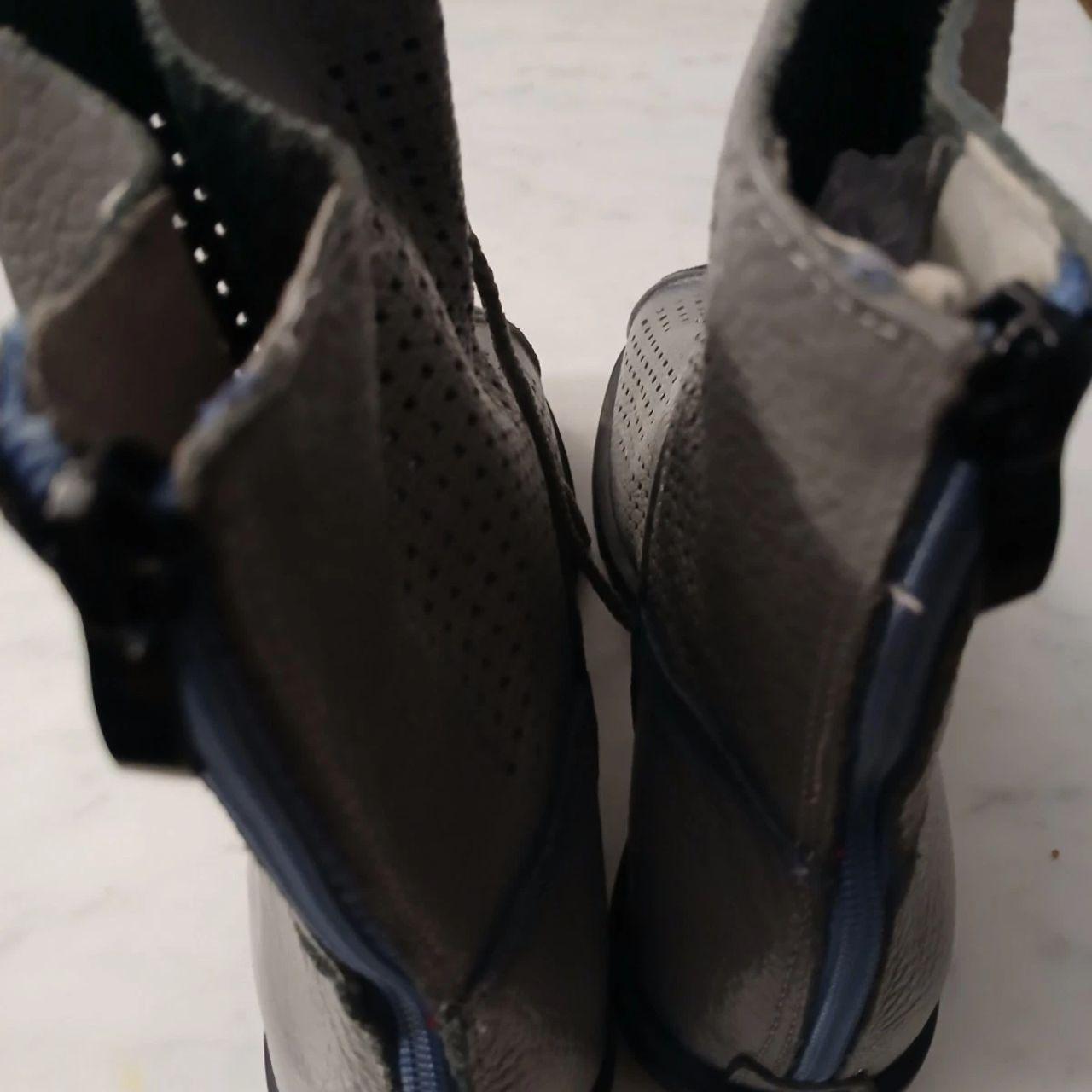 Source Unknown Women's Combat Boots - Grey/Black … - image 4