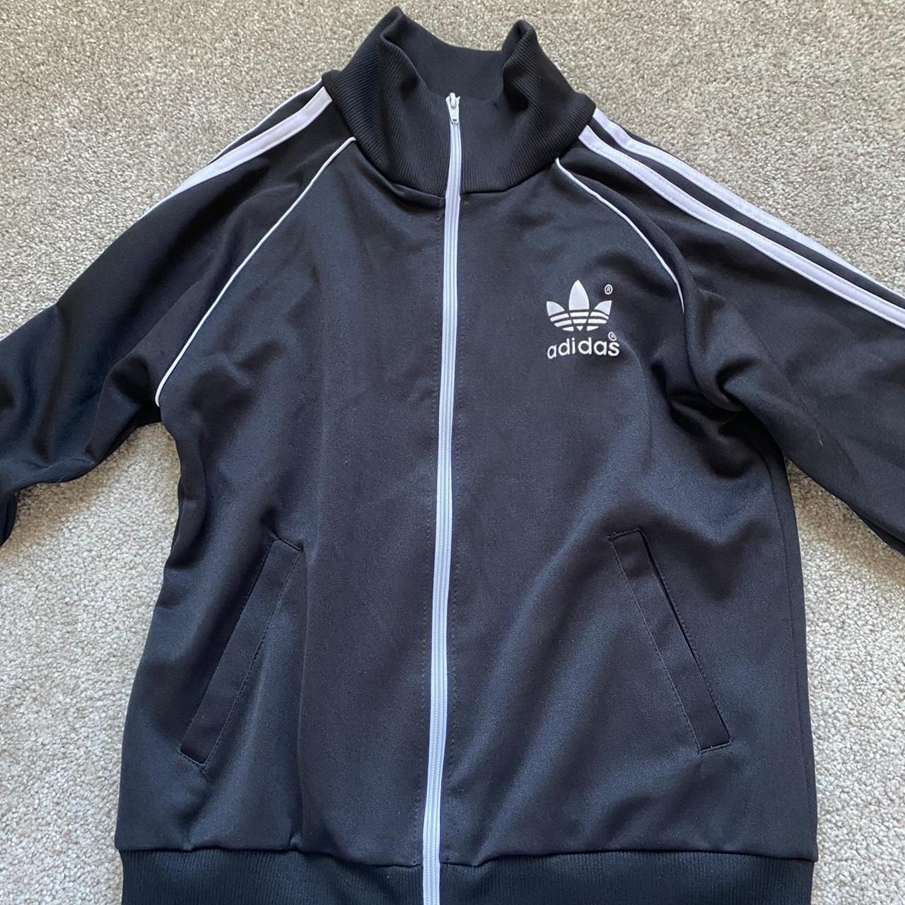 Adidas tracksuit jacket. In amazing condition,... - Depop