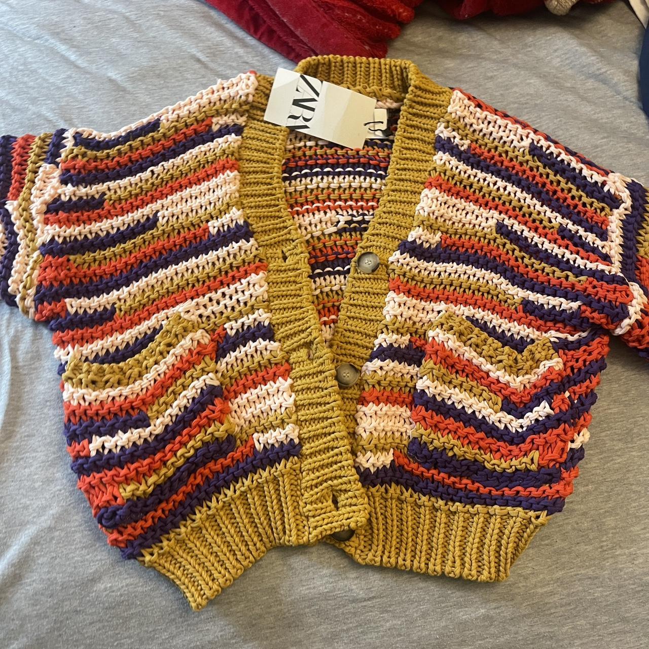 Zara Knit Cardigan with Pockets Brand new with Depop