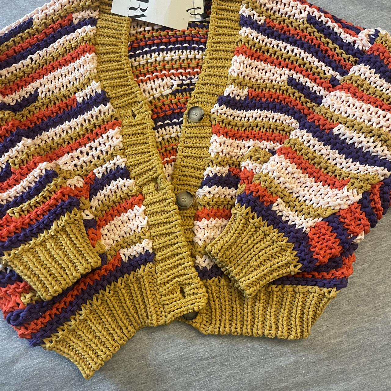 Zara Knit Cardigan with Pockets. Brand new with... Depop