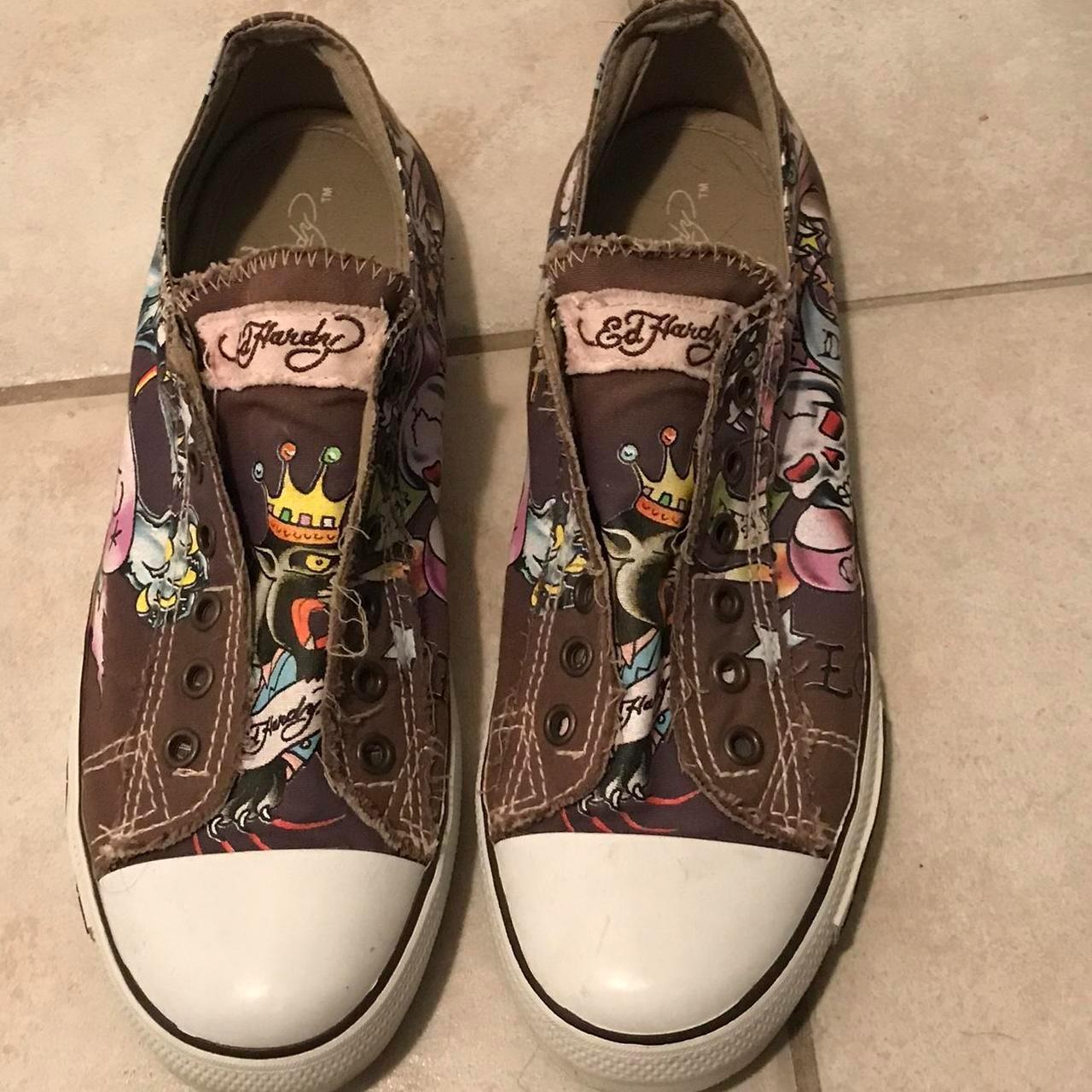 Ed hardy slip on 2024 sneakers