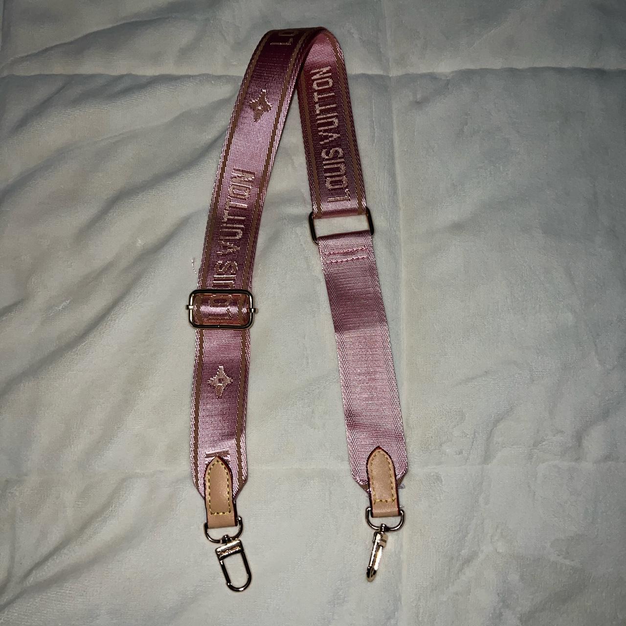 louis vuitton pink strap x2 + coin purse Depop