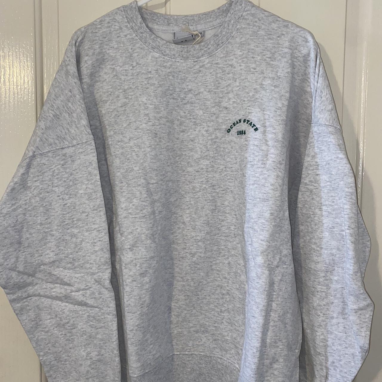 Ocean State jumper Crew neck Grey Size 12 New with... - Depop