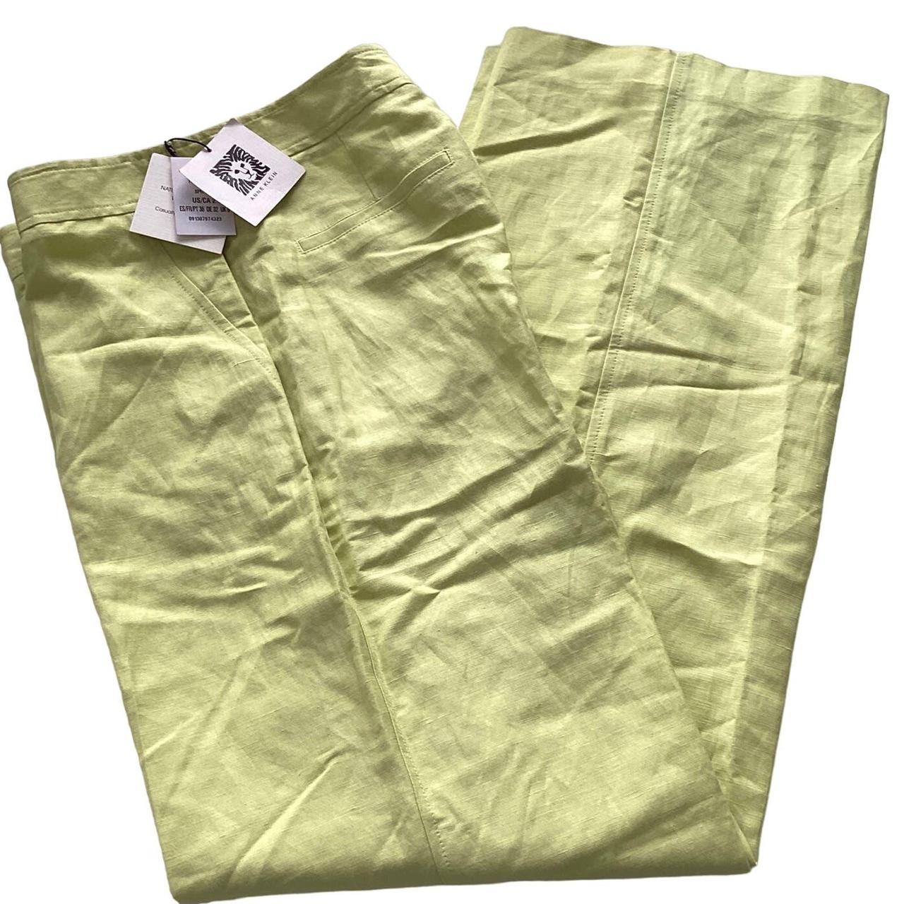 Anne klein yellow outlet pants