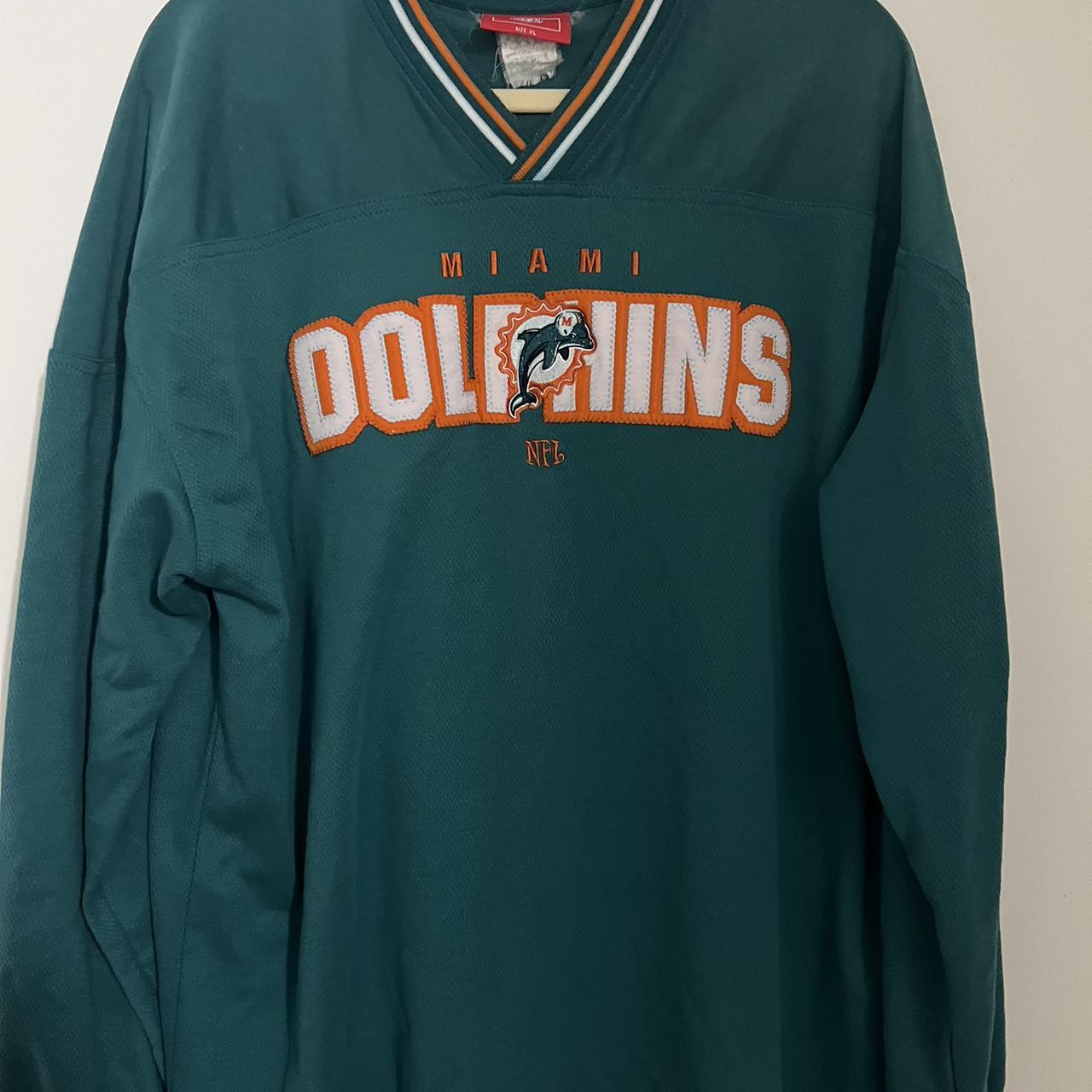 Vintage Miami Dolphins NFL Crewneck sweatshirt. Tagged as an XL