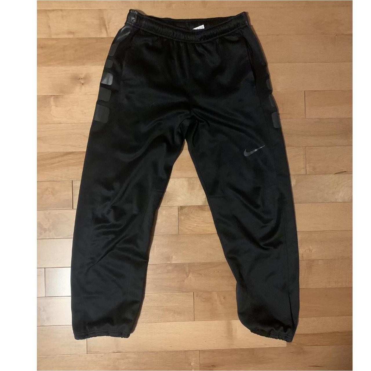 nike elite black sweatpants