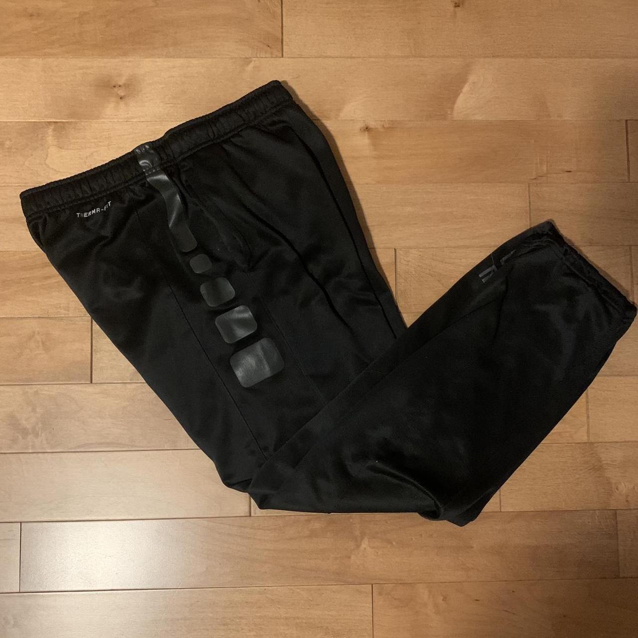 nike elite black sweatpants