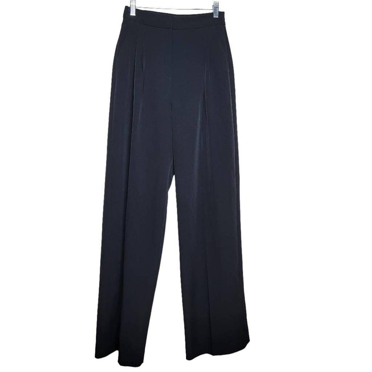 Express Womens Wide Leg Super High Rise Trousers - Depop