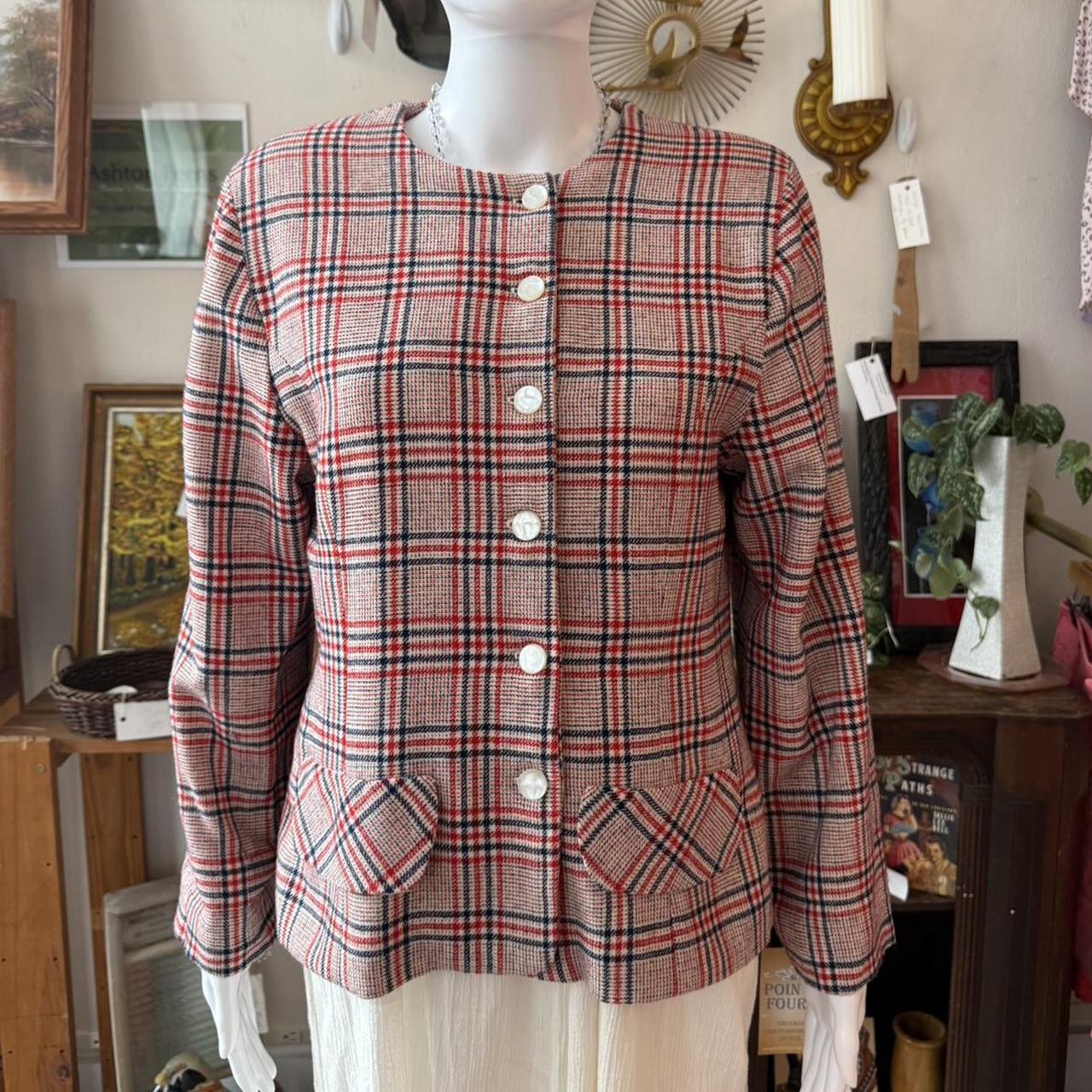 Pendleton Women's Tailored jacket - Red/Multi - S… - image 1