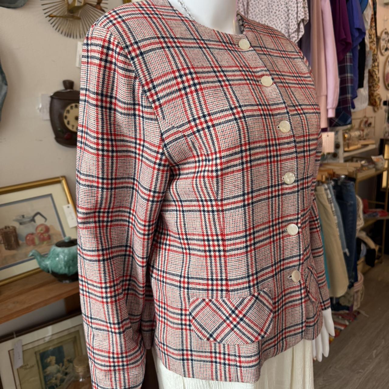 Pendleton Women's Tailored jacket - Red/Multi - S… - image 3