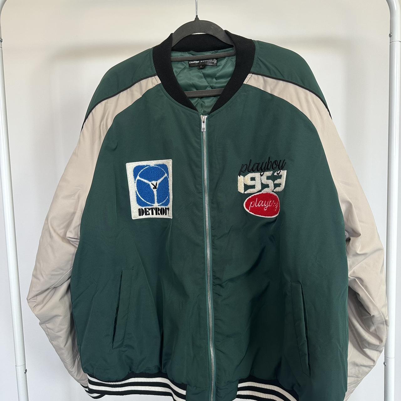 Playboy Menace Bomber Jacket L Depop