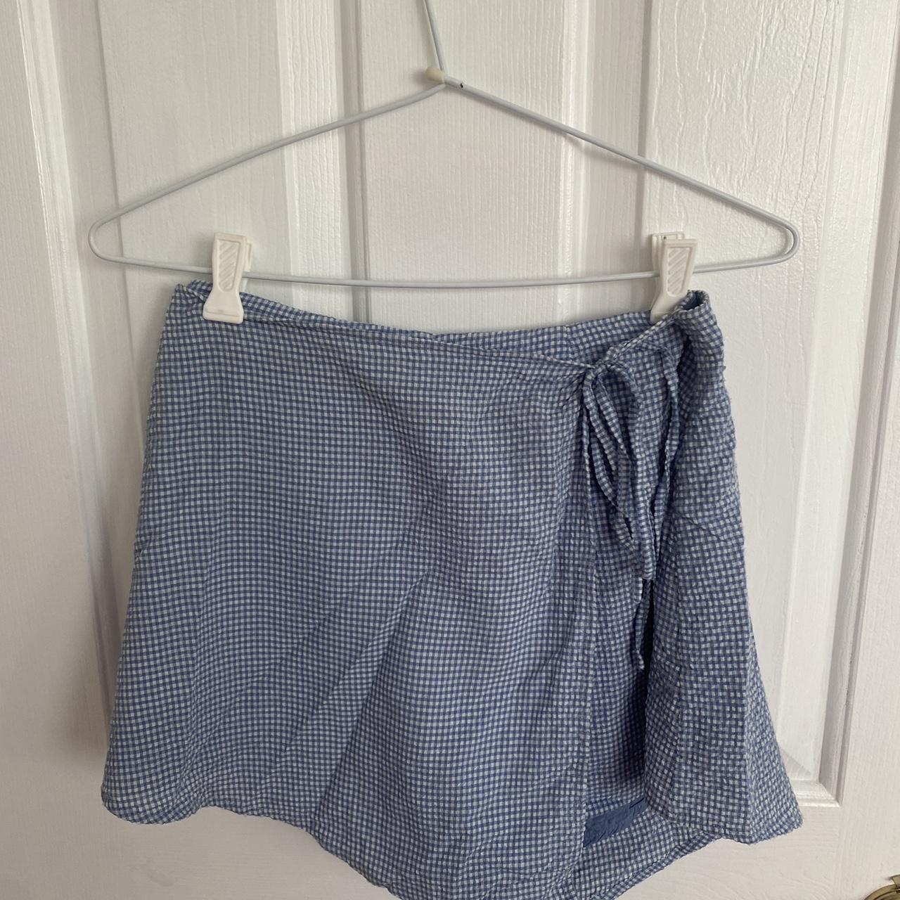 City Beach Blue Mini Skorts Size 10 Originally... - Depop