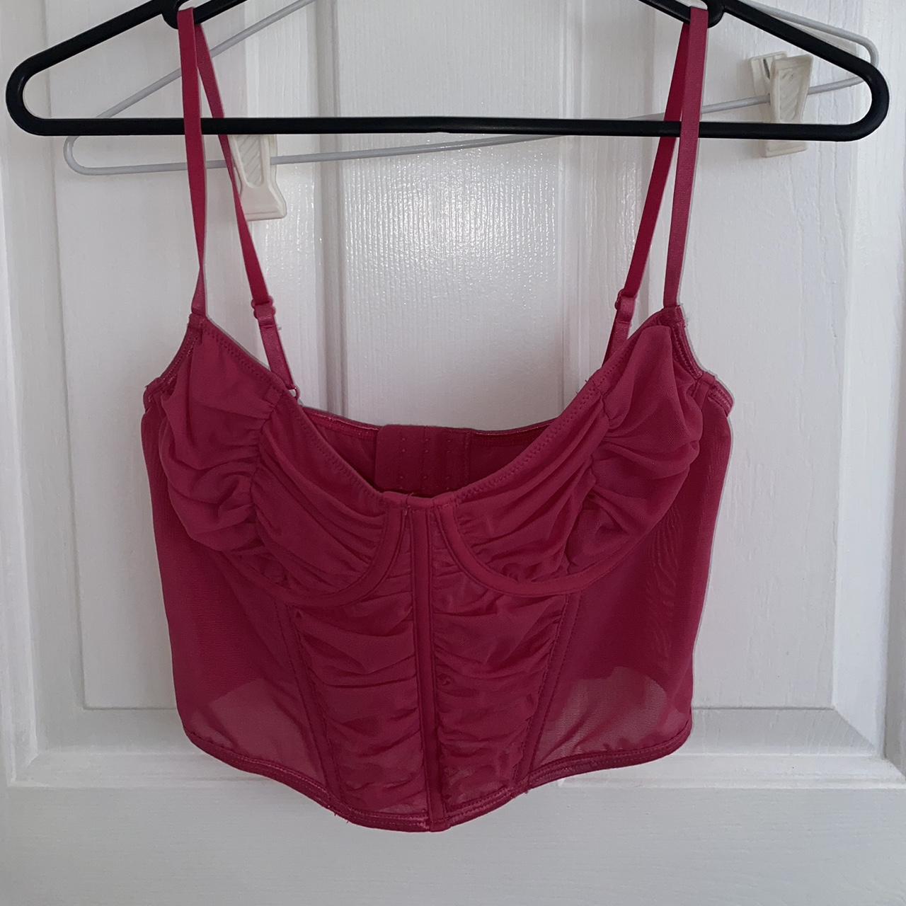 Glassons Pink Corset Size 10 but fits an s bought... - Depop