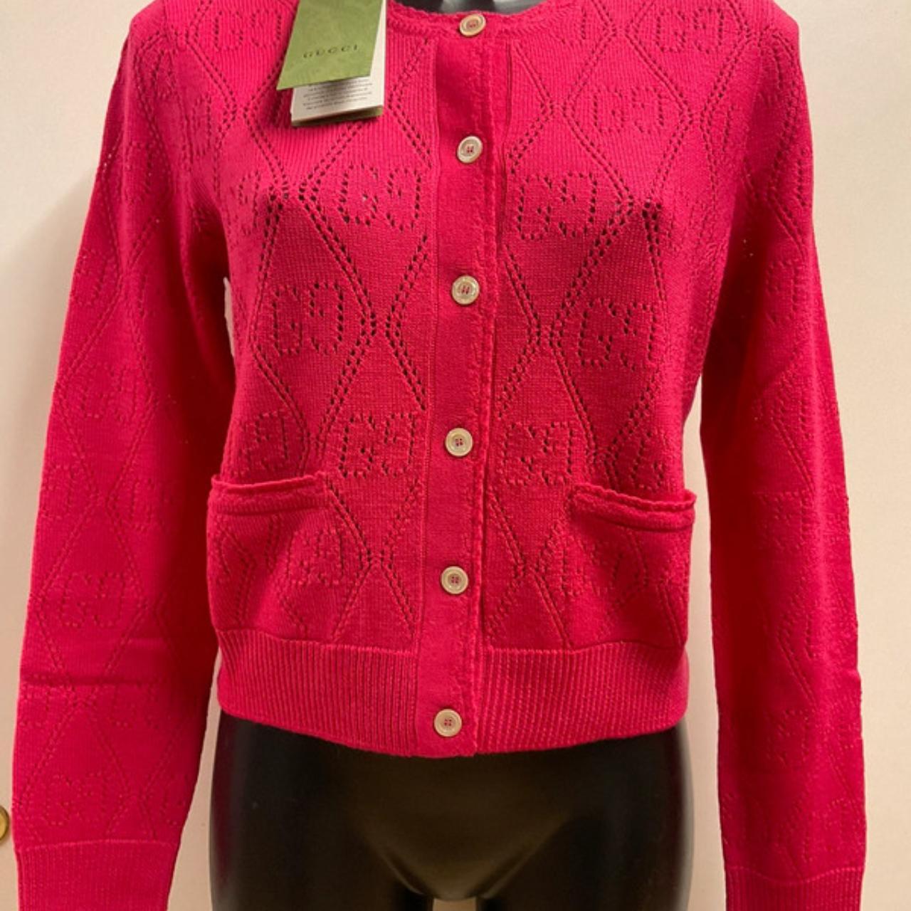 Gucci hot sale red cardigan