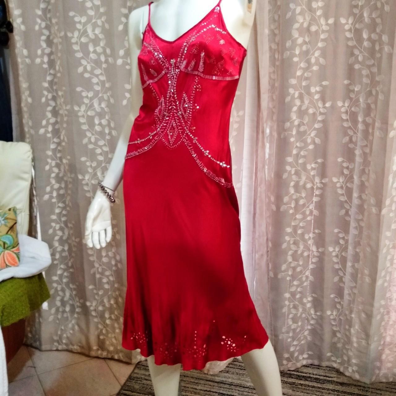 ALANNAH HILL Red Silk Slip Dress. 🌷 PRICE... - Depop