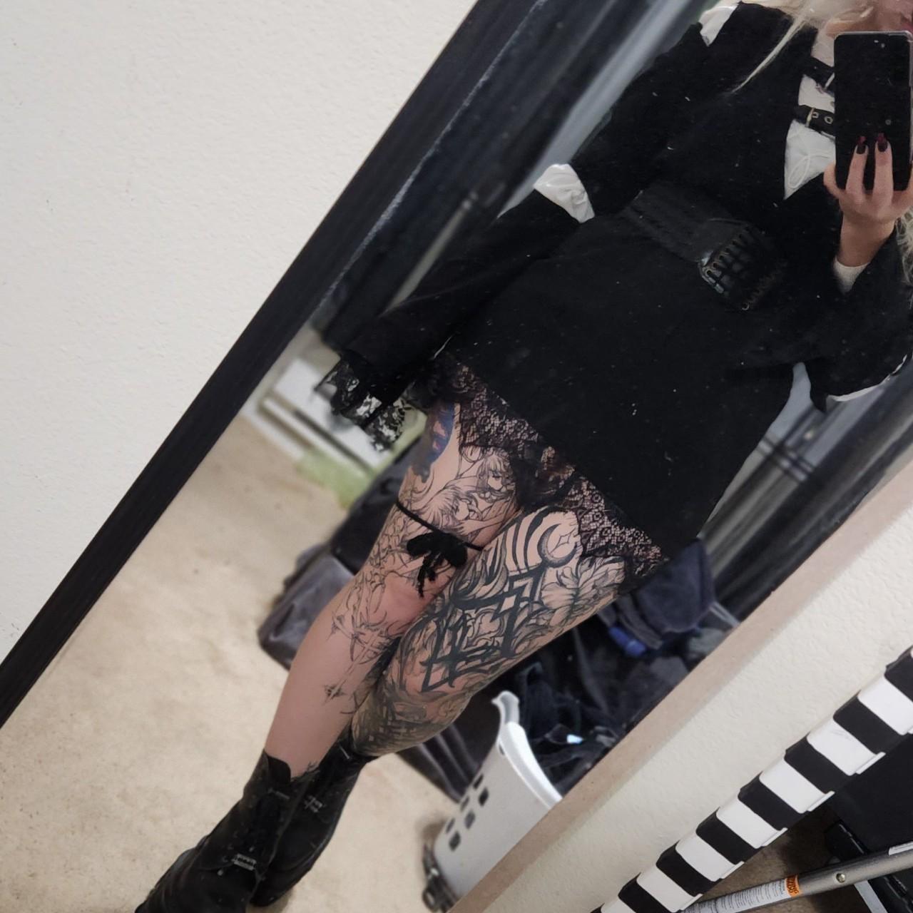 modified Disturbia dress, size UK8 *white is not... | Depop