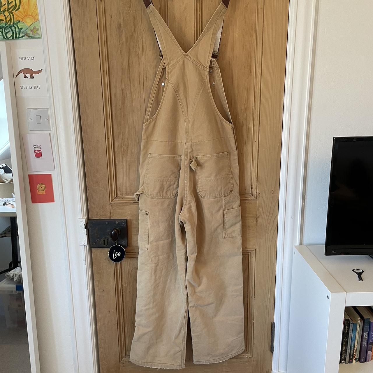 Vintage Carhartt Dungarees Size 31" W x 29" IL (Hand... - Depop