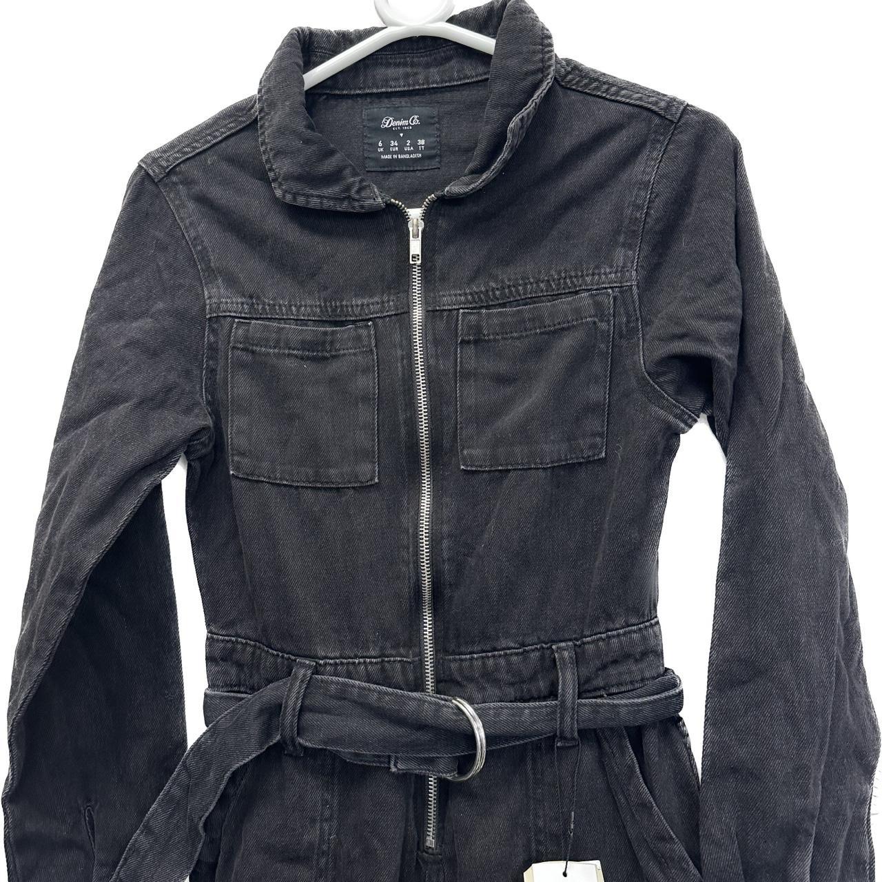 NEW Primark Denim & Co Black Denim Boiler Jumpsuit... Depop