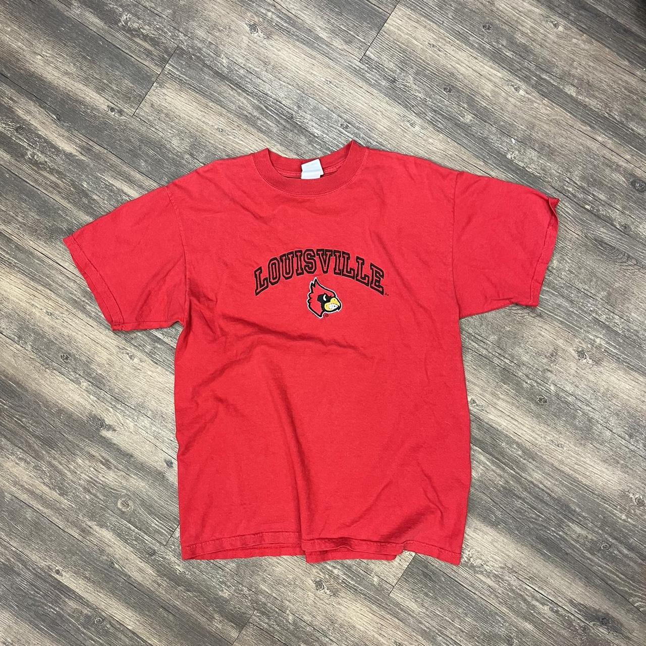 Louisville Cardinals polo Pit to Pit - 23 inches - Depop