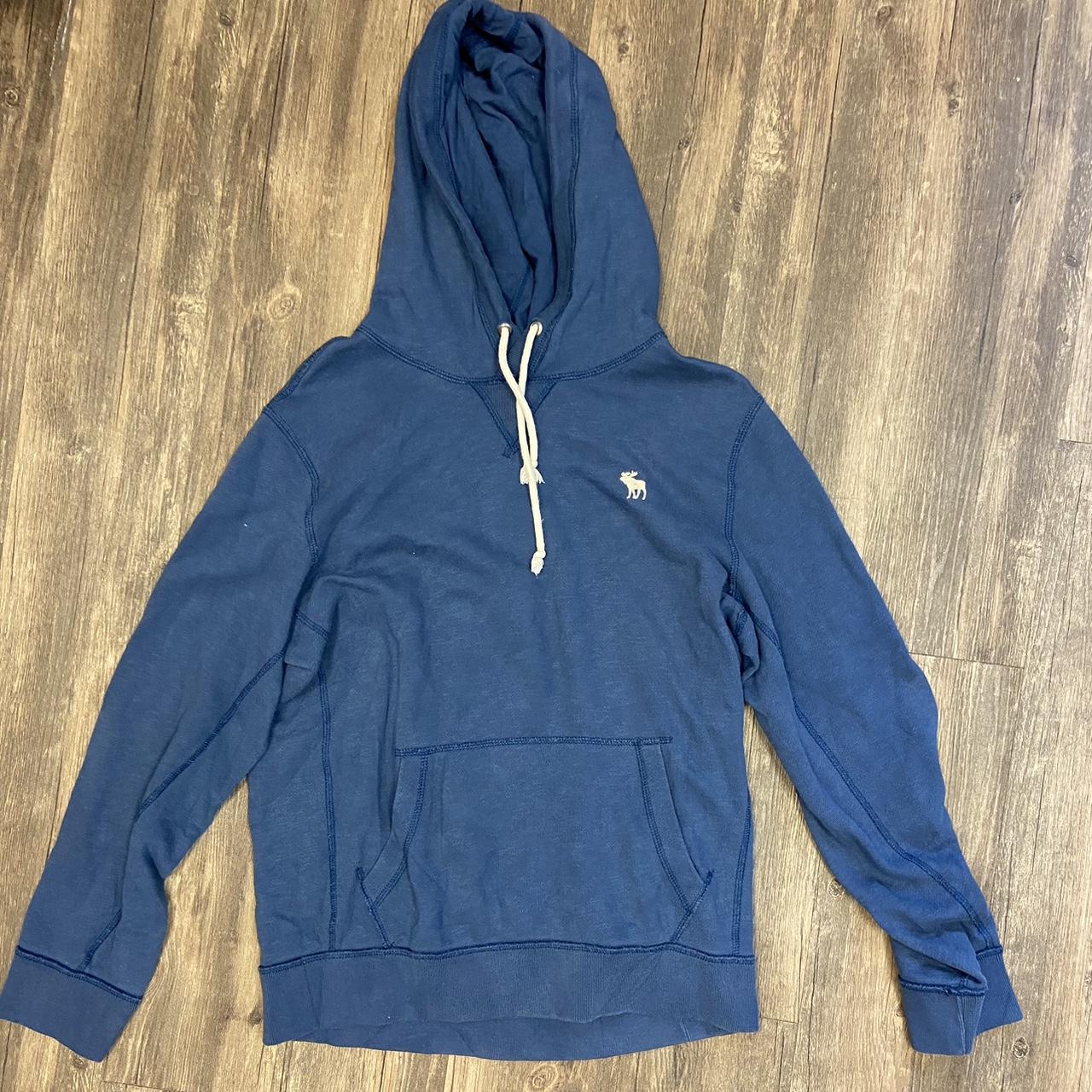 Light blue abercrombie discount hoodie