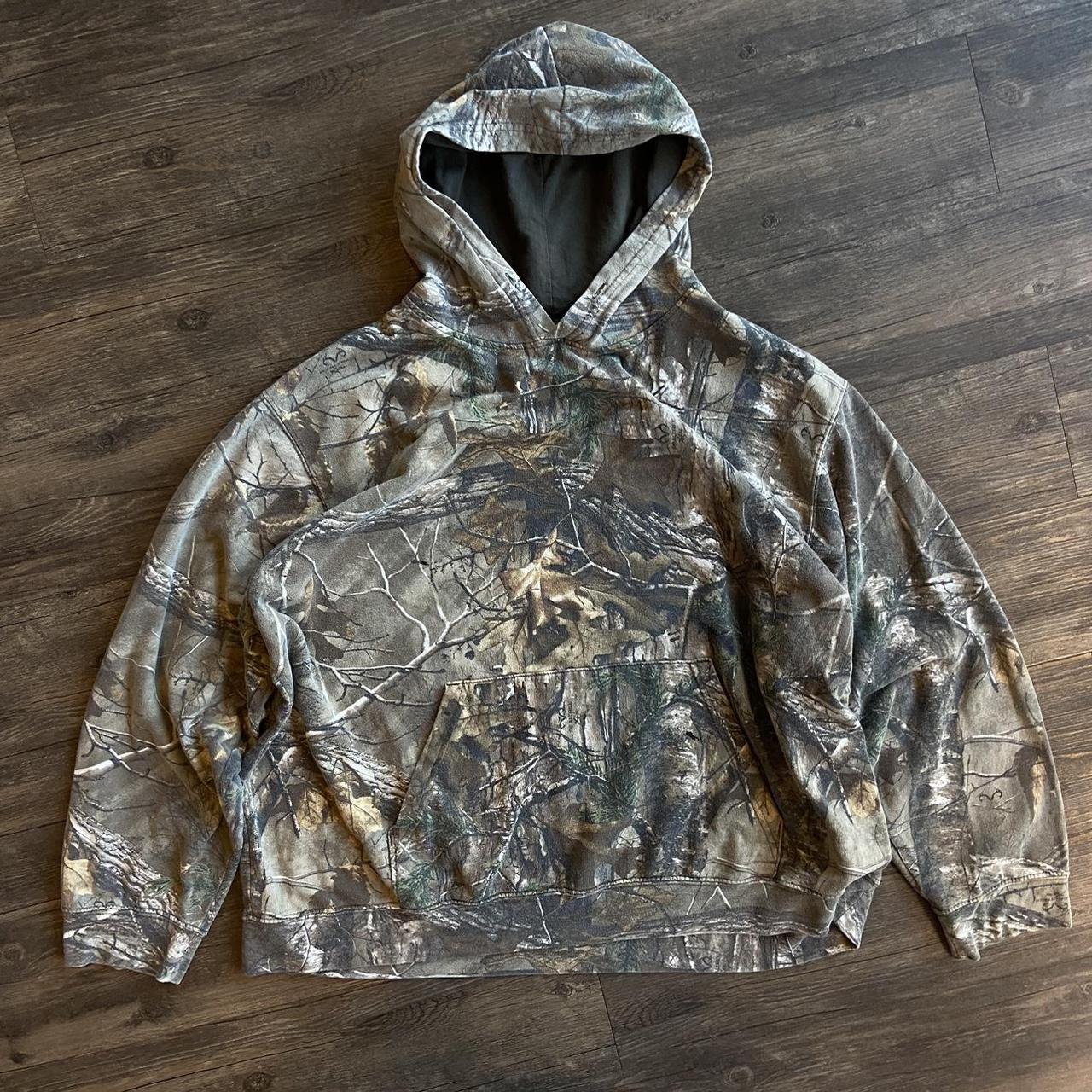 Vintage Y2K real tree camo hoodie 📲All offers are... - Depop