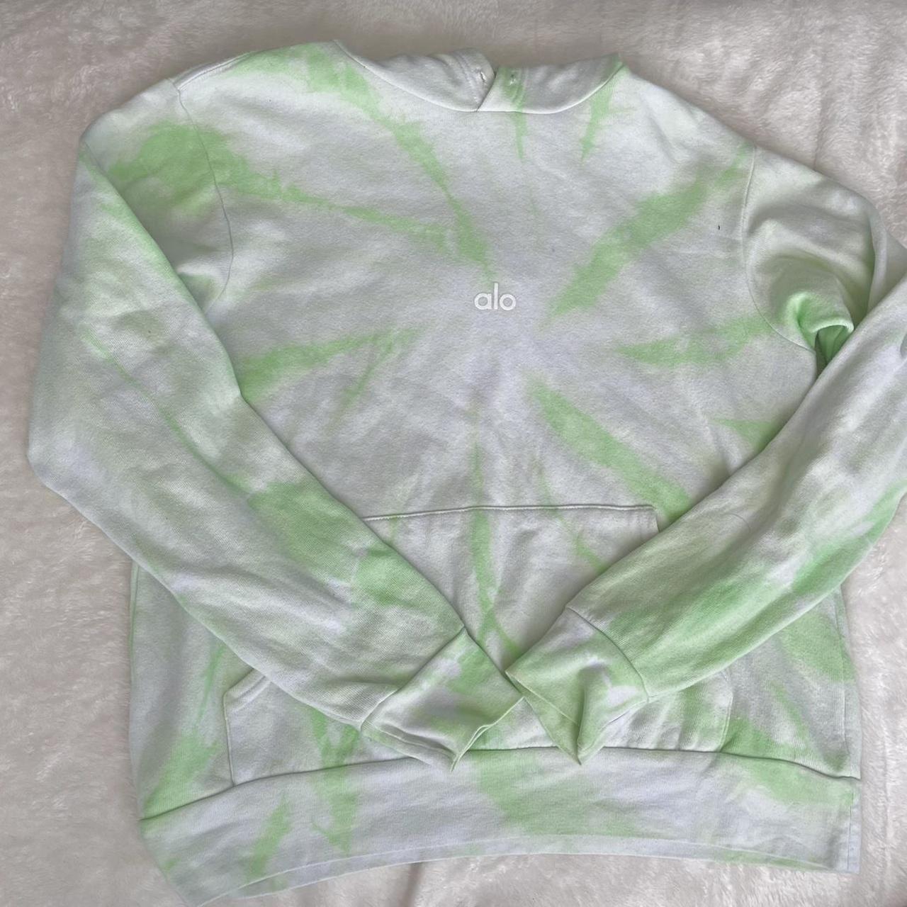 alo yoga tie dye hoodie missing the hoodie