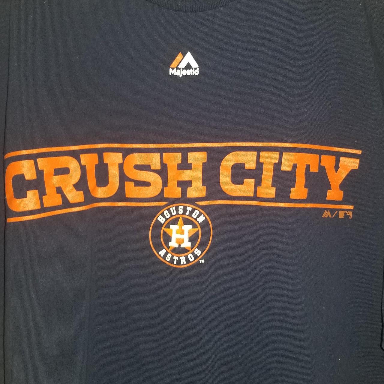 Houston Astros Crush City T Shirt Size XL Orange