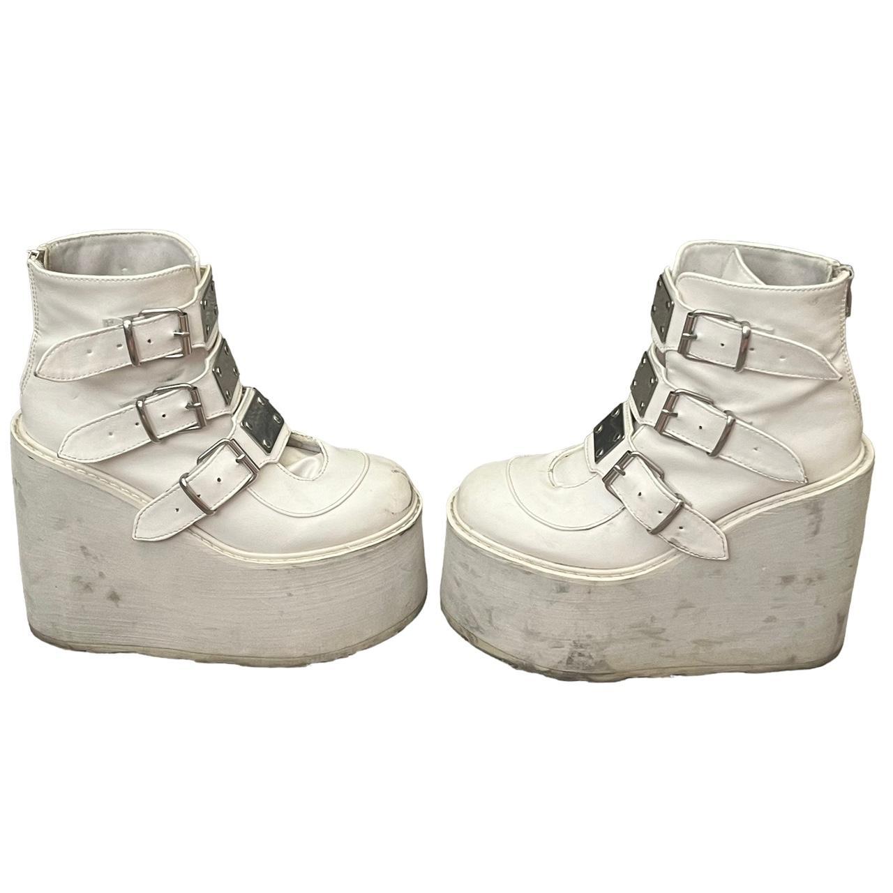 demonia white shoes