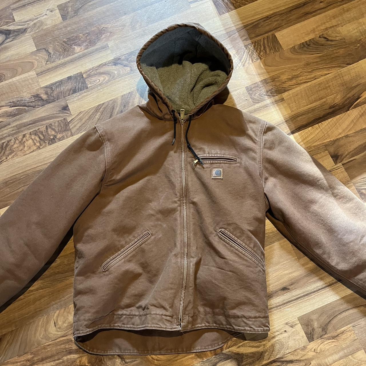 Carhartt sherpa lined store sandstone sierra jacket