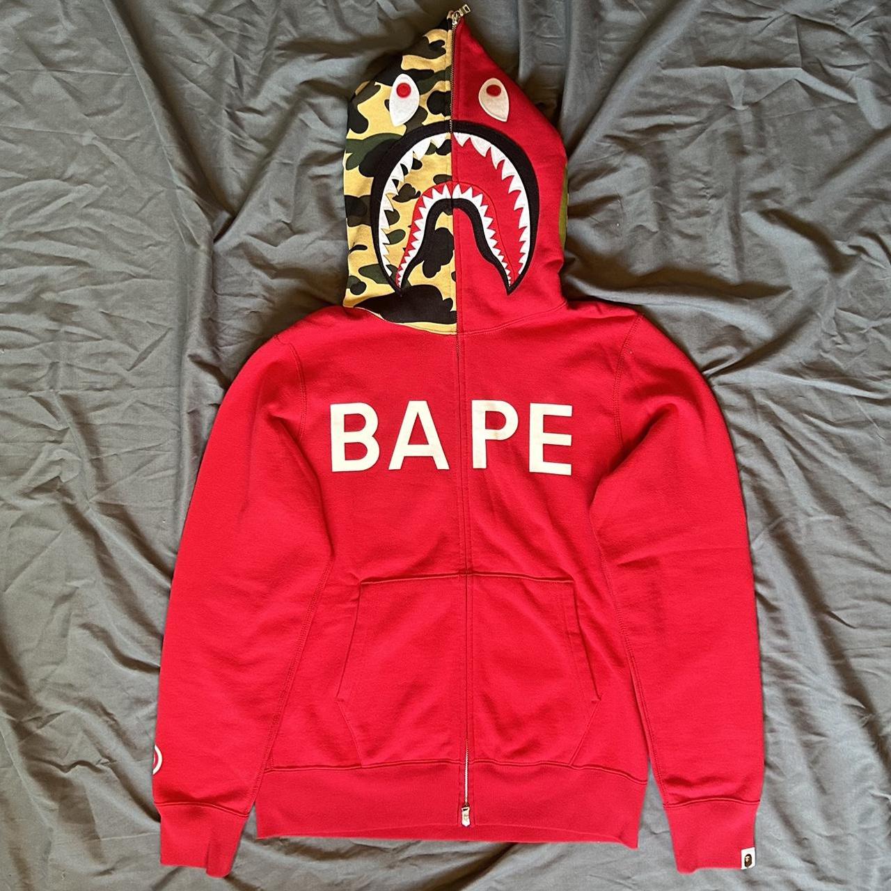 RED Bape hot hoodie never worn